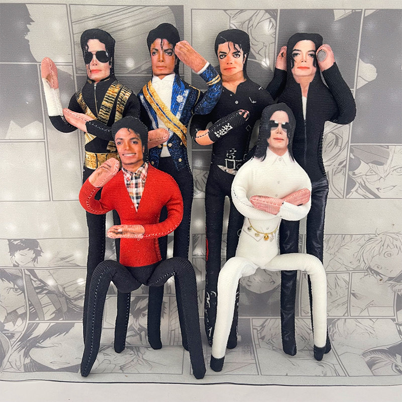 Anime Fan Merchandise - Michael Jackson Beweegbare Joint Pluche Gevulde