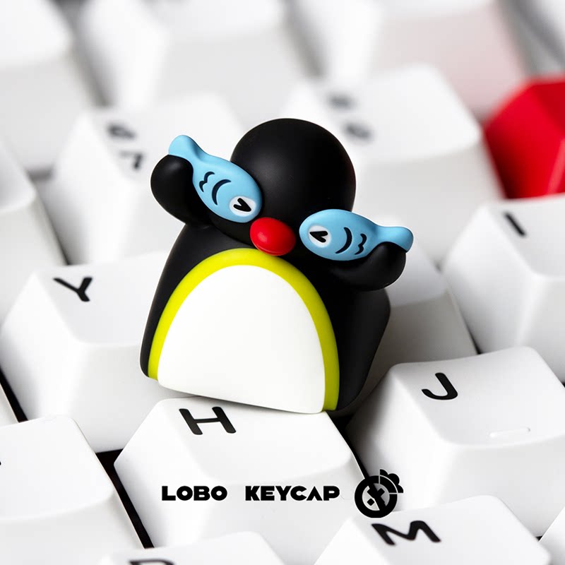 Keycap Artisan Anime - Cartoon Pingu-afbeelding Tweede ronde serie Meerdere