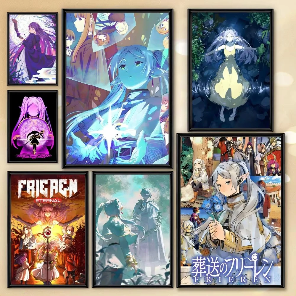 Frieren Anime Merchandise - DIY olieverfschilderij op nummer Anime Frieren