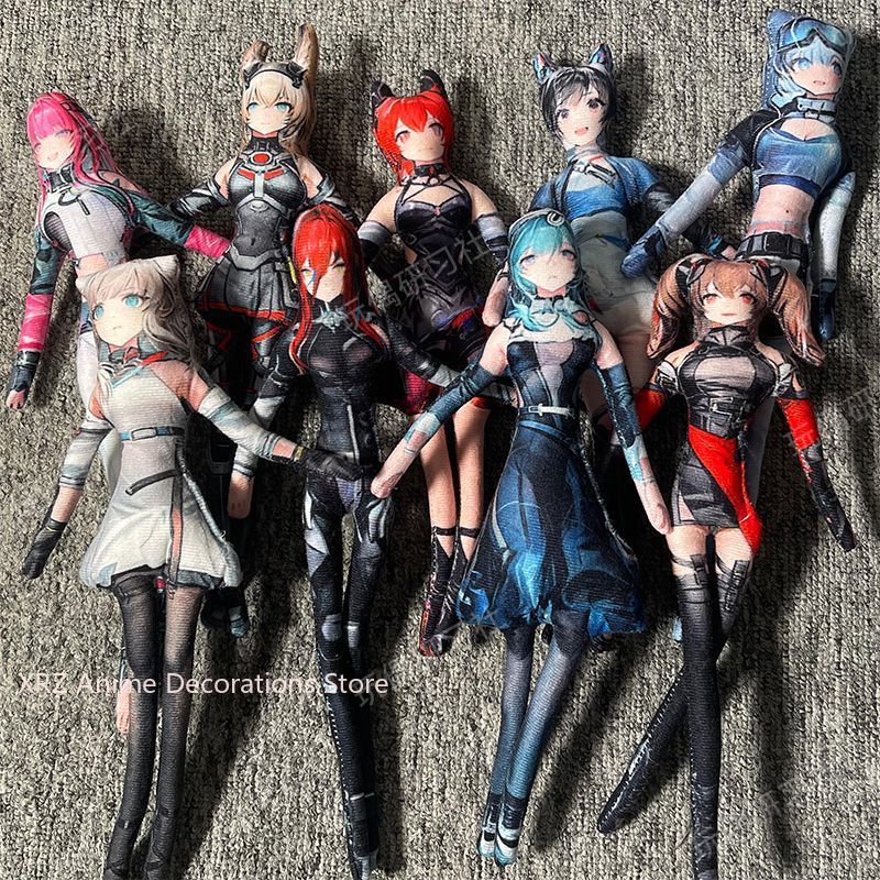 Anime Fan Merchandise - Grappige Arknights Gilberta 28CM Pluche Anime