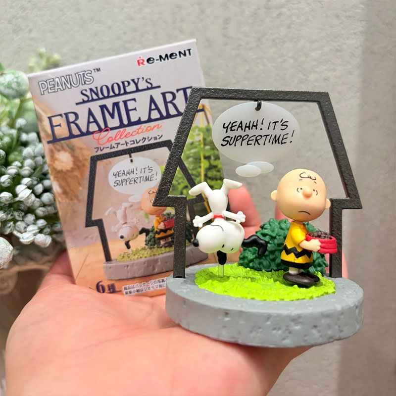Figure Display Box - Rement Peanuts Snoopy Frame Art Collection