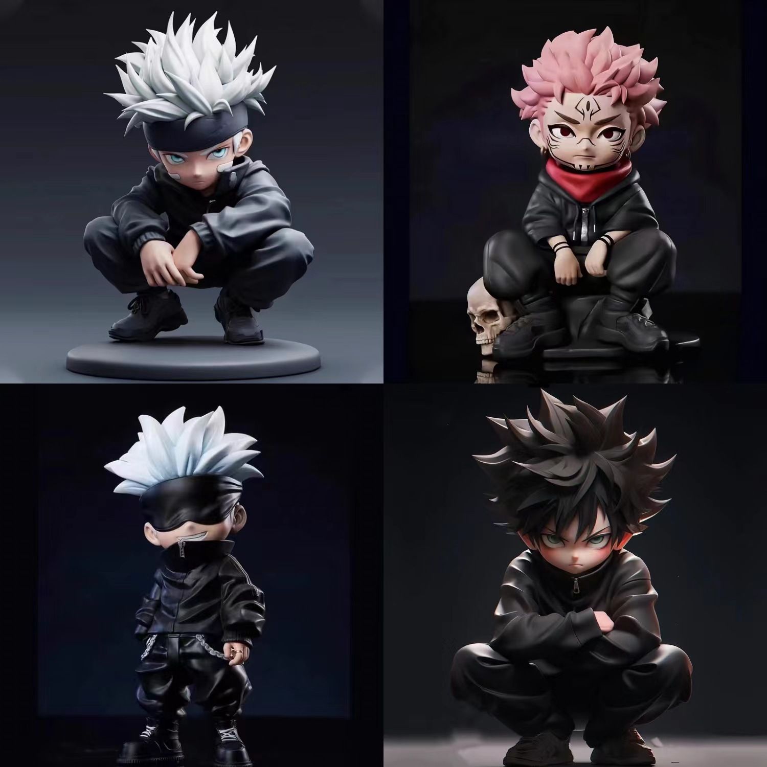 Figure Display Box - Jujutsu Kaisen figuur - gehurkte Satoru