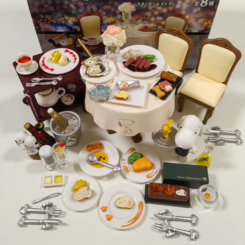 Figure Display Box - Snoopy Restaurant American Sweets Shop Serie