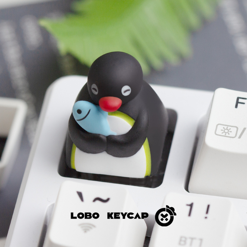 Schattig pinguïnbeeldje Pingu- - Keycap Artisan Anime recensie en prijs