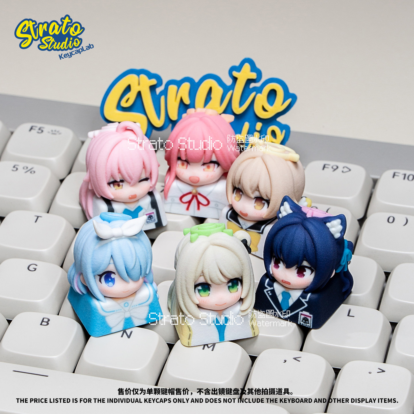 Nieuwe blauwe archief cartoon  - Keycap Artisan Anime recensie en prijs