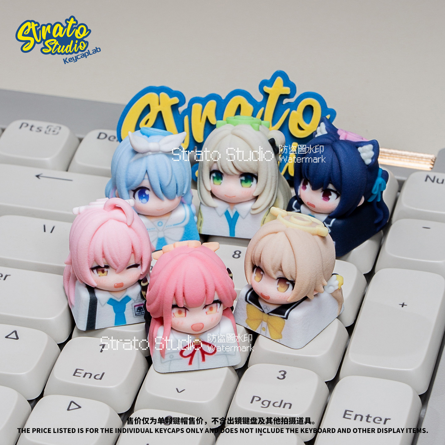 Nieuwe blauwe archief cartoon  - Keycap Artisan Anime recensie en prijs