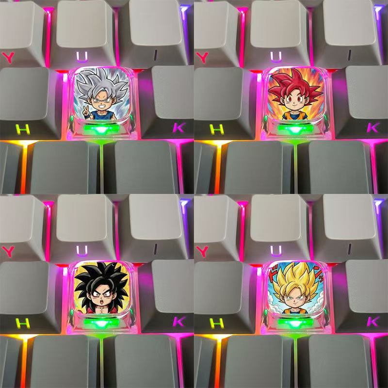 Dragon Ball Super Saiyan Carto - Keycap Artisan Anime recensie en prijs