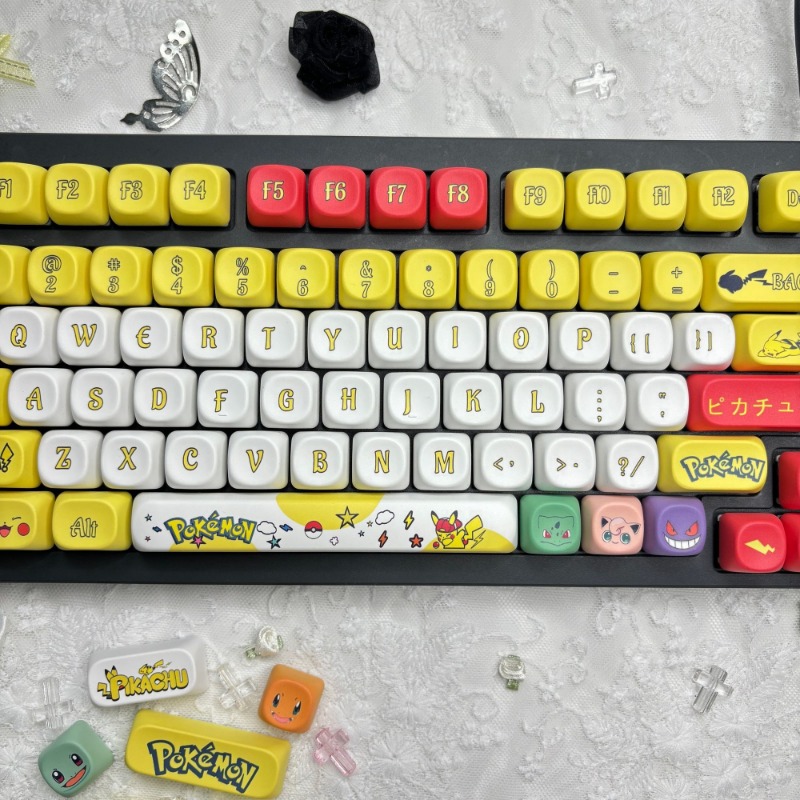 131 Toetsen/Set Anime Pokemon  - Keycap Artisan Anime recensie en prijs