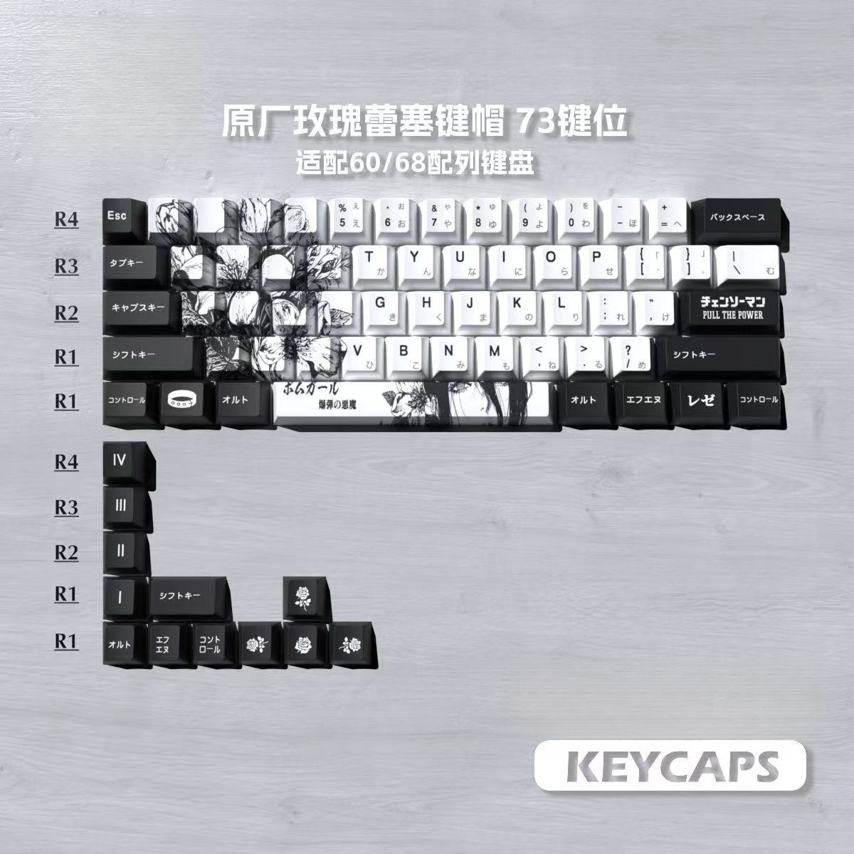 Reze Keycaps Chainsaw Man Them - Keycap Artisan Anime recensie en prijs